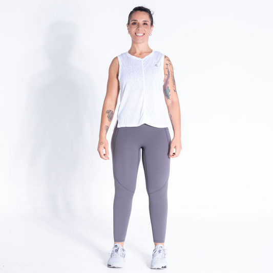 BPM Training Tank - White  Ladies Exercise Tops