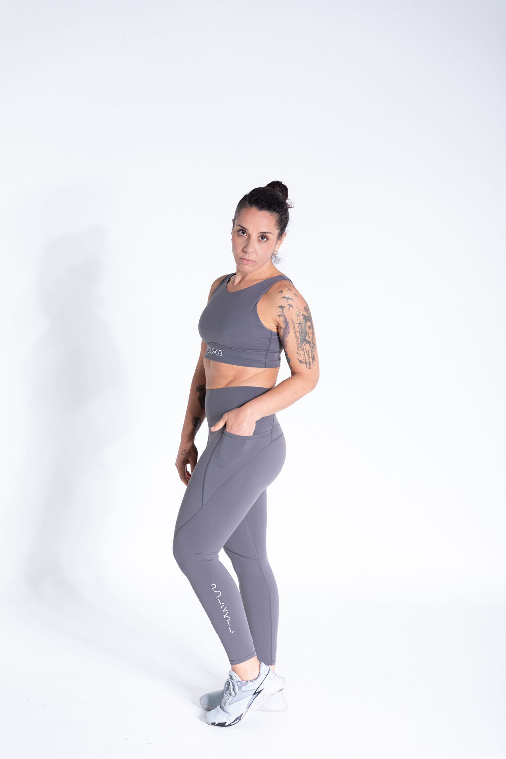 BPM Sports Bra - Charcoal Grey