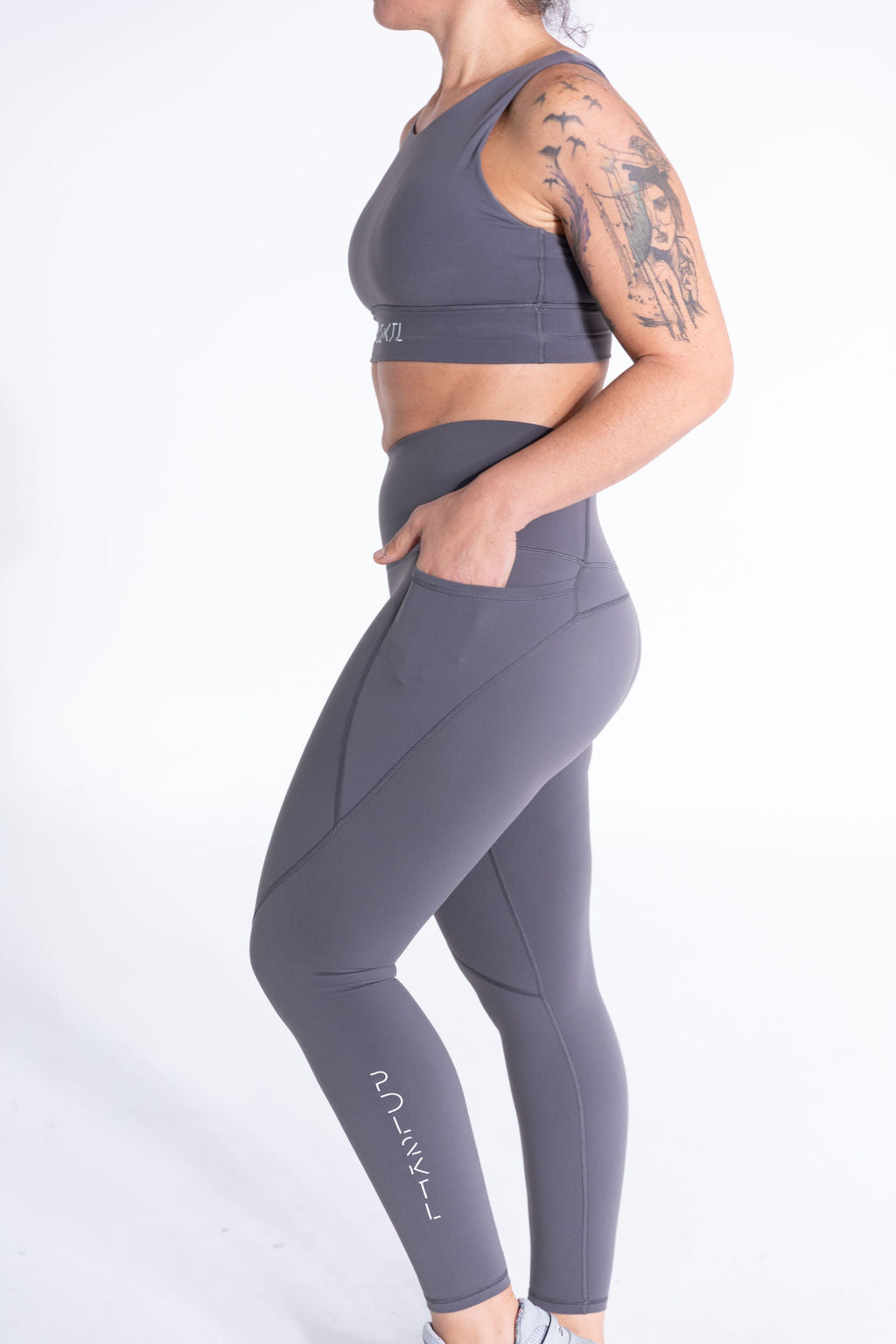 BPM Sports Bra - Charcoal Grey